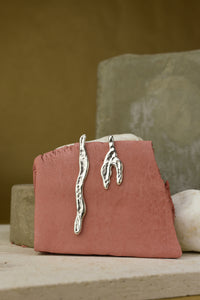 Coral Earrings - Silver 925